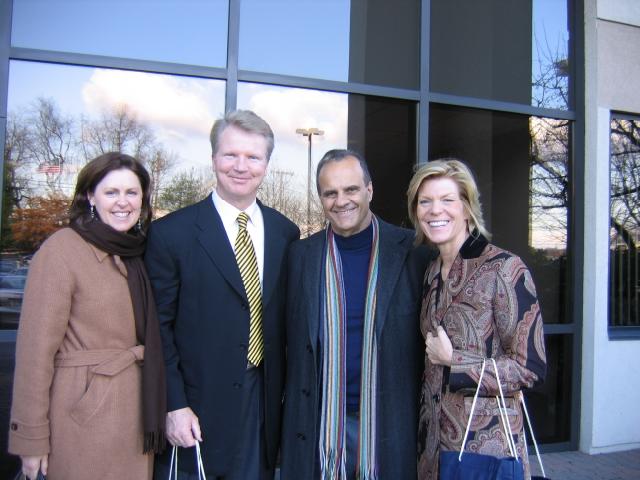 Phil, Joe, and their wives