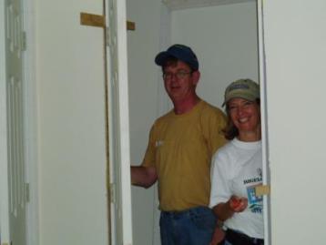 Cindi at Habitat for Humanity