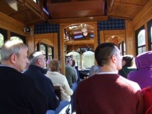 Visitors on the Tea Trolley