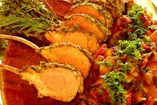 Lamb Chops with Plantation Mint® Gravy