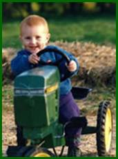 green tractor